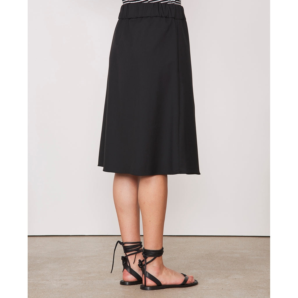 Falda Marlene - Negro - Mujer