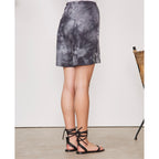 Sweat Manuela Sht Htr Grey Tye Dye - Heather Grey/Asphalt