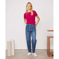 Tee Shirt Lara Tee Piece Dyed Fr Linen - Camelia
