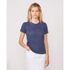 Tee Shirt Lara Tee Heather French Linen - Heather Blue