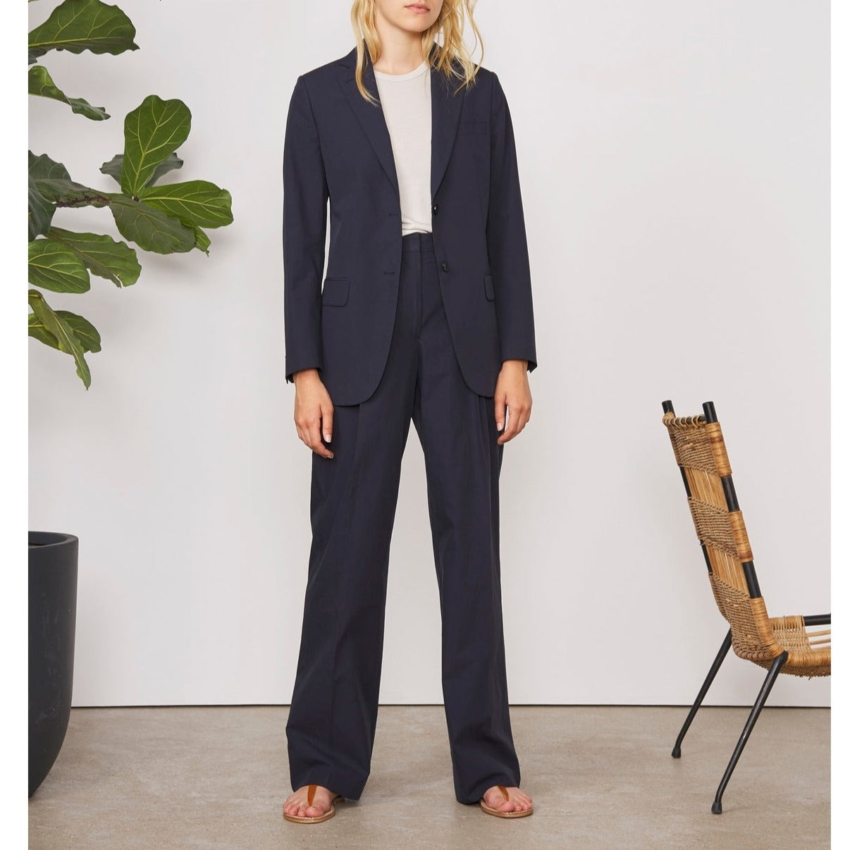 Tlg Veste Charlene Jkt Itl Pc Dye Co Pop - Dark Navy