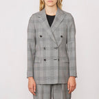 Tlg Veste Manon Jkt Itl Pdg Wool - Black/Ecru