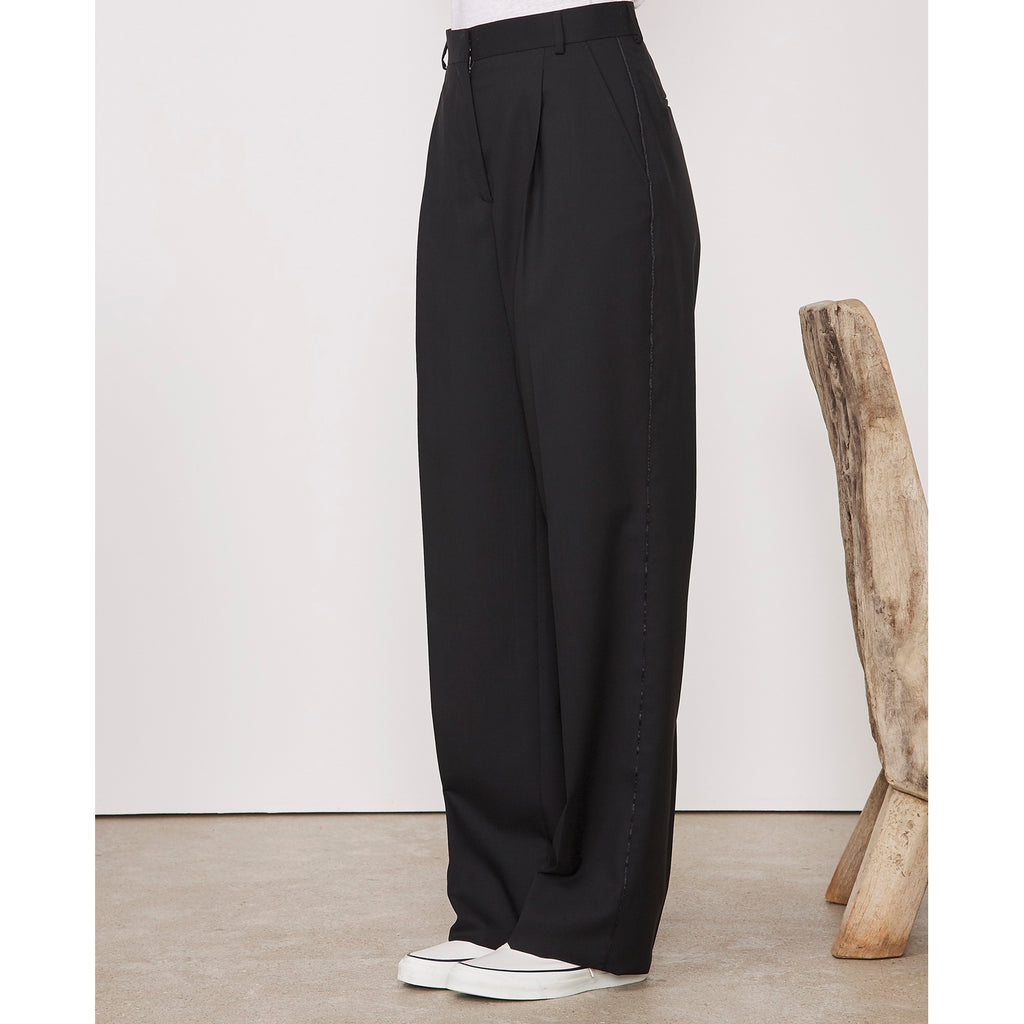 Tlg Pants New Sophie Pts Itl Fresco Wo - Black