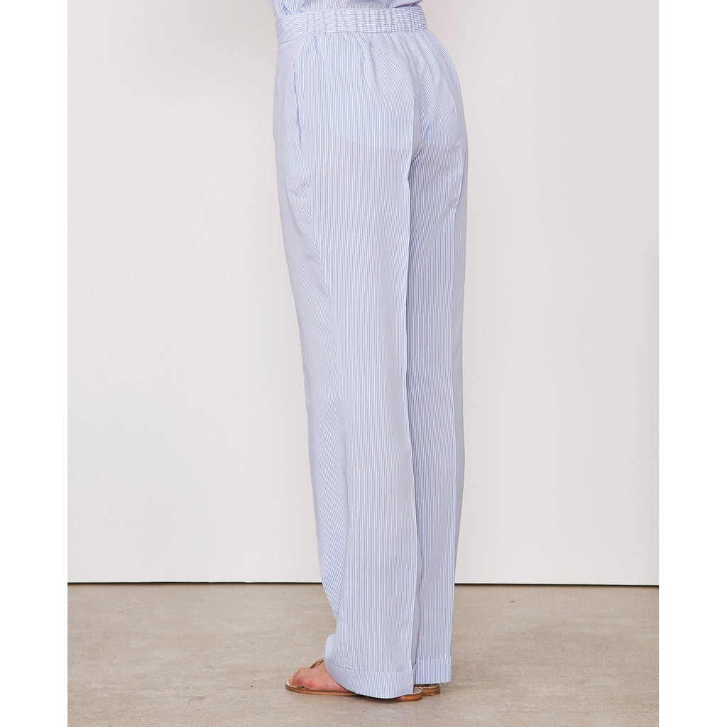 Pantalón Miranda - Blanco/Azul - Mujer
