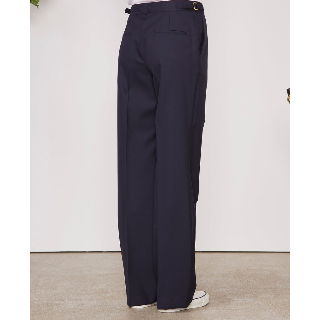 Tlg Pants Ilenia Pts Itl Fresco Wool - Navy