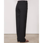 Tlg Pants Ilenia Pts Itl Fresco Wool - Black