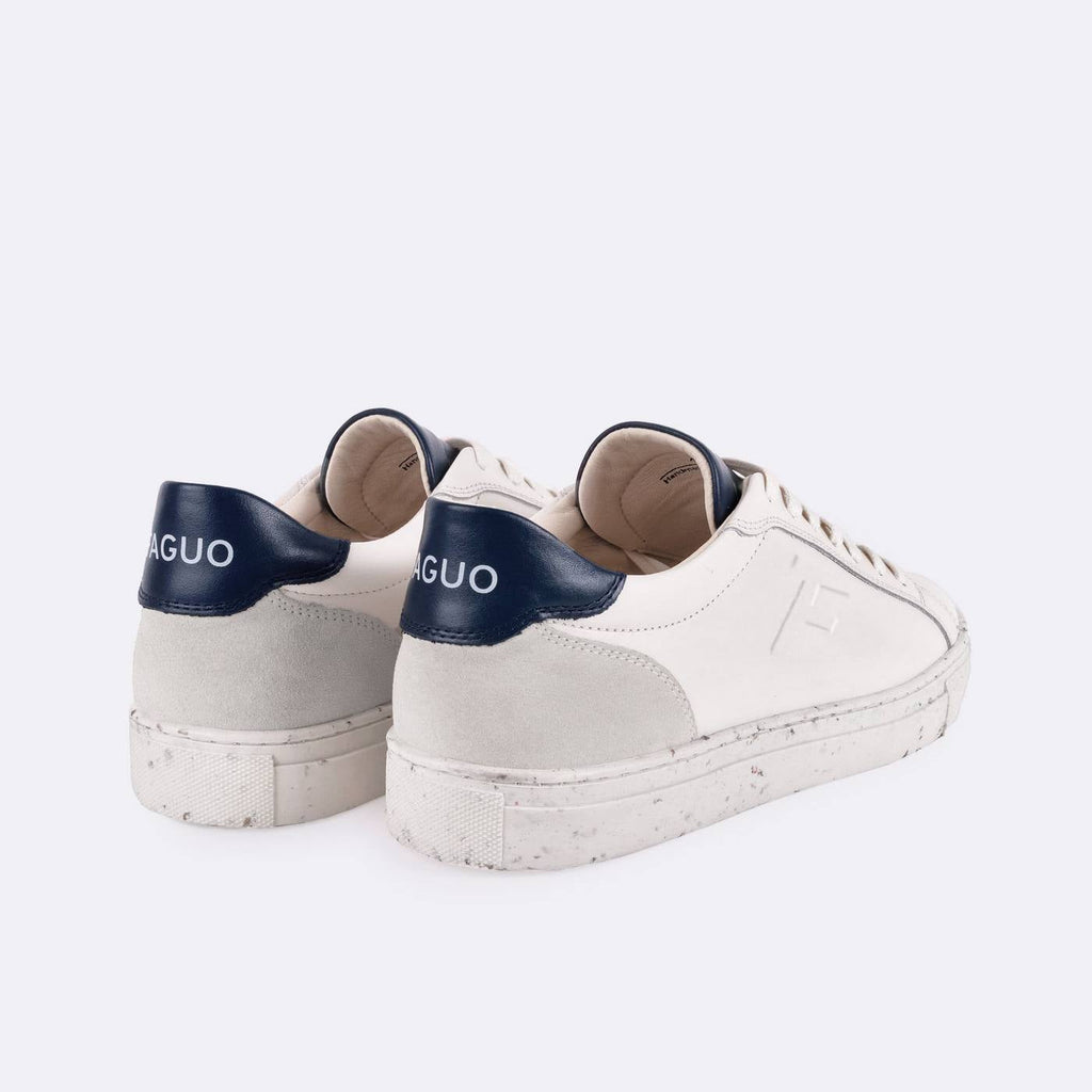 Ecru & Navy Ebony Trainers - Unisex