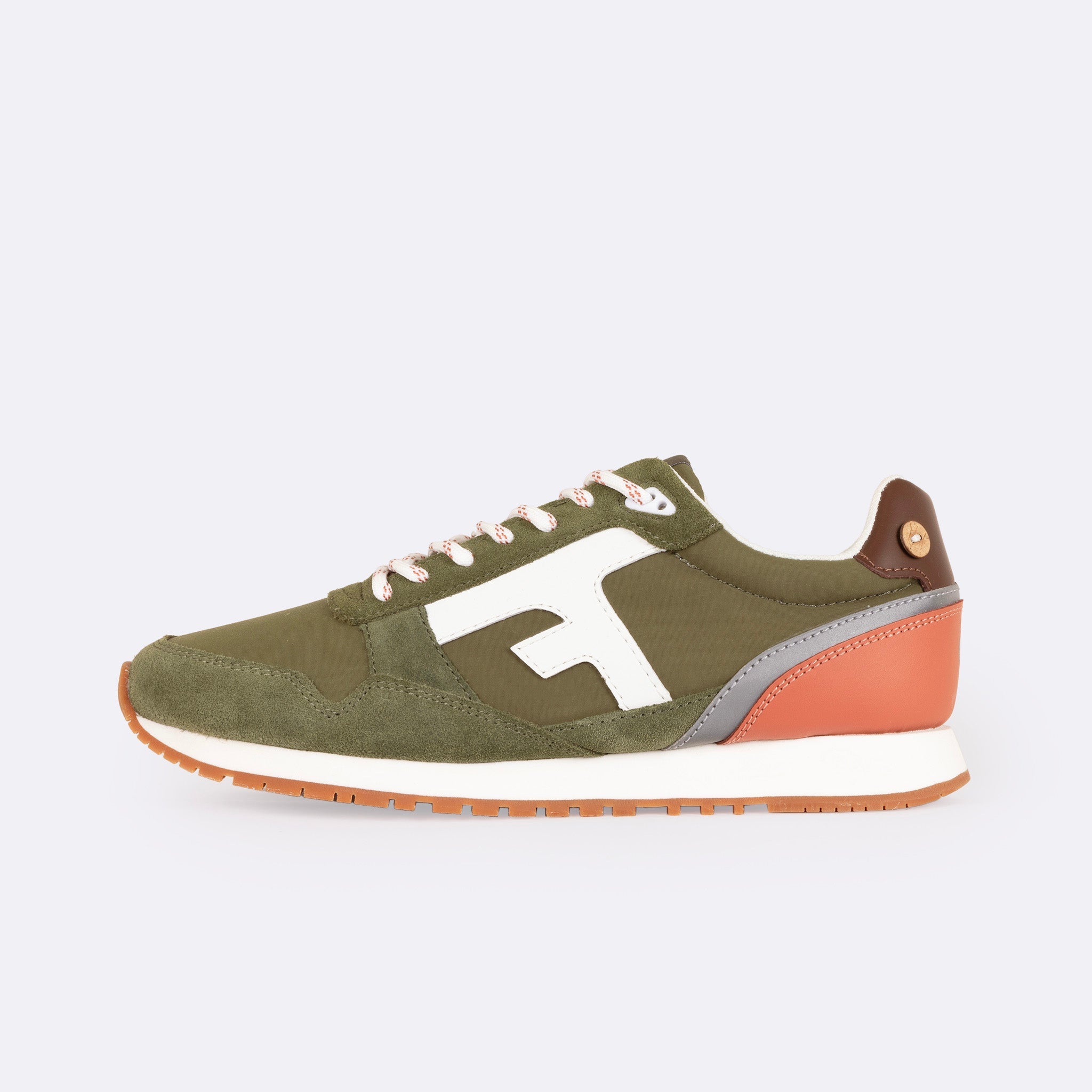 Khaki & Terracotta Elm Trainers - Unisex