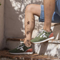 Khaki & Terracotta Elm Trainers - Unisex