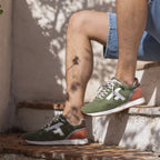 Khaki & Terracotta Elm Trainers - Unisex