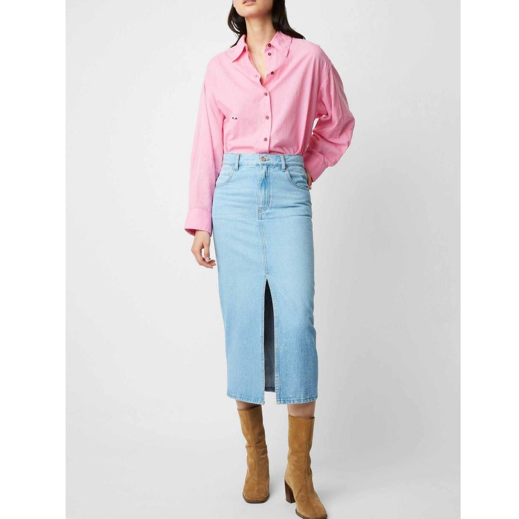Mona Denim Skirt - Ciel-Washed
