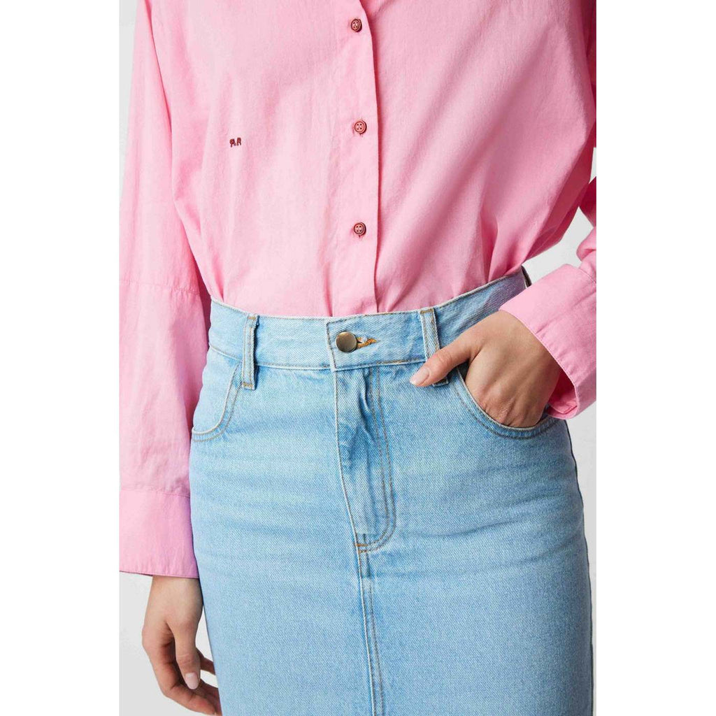 Mona Denim Skirt - Ciel-Washed