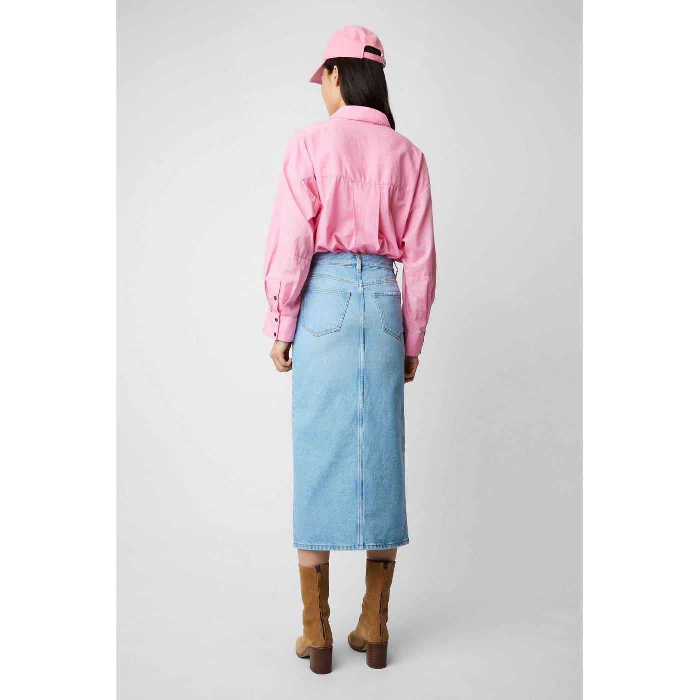 Mona Denim Skirt - Ciel-Washed