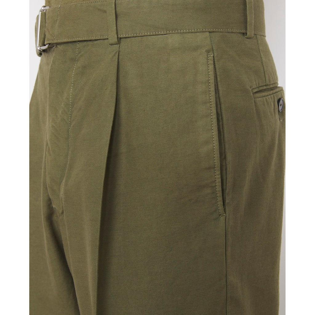 Chino Hugo Pts Itl Pgmt Dye Cotton - Burnt Olive