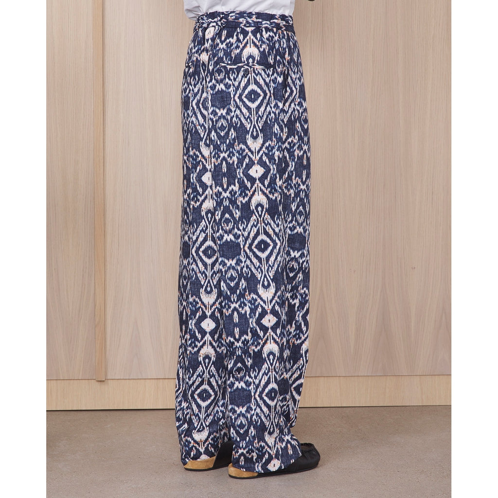 Pantalon Nash - Bleu Marine/Écru/Orange - Homme