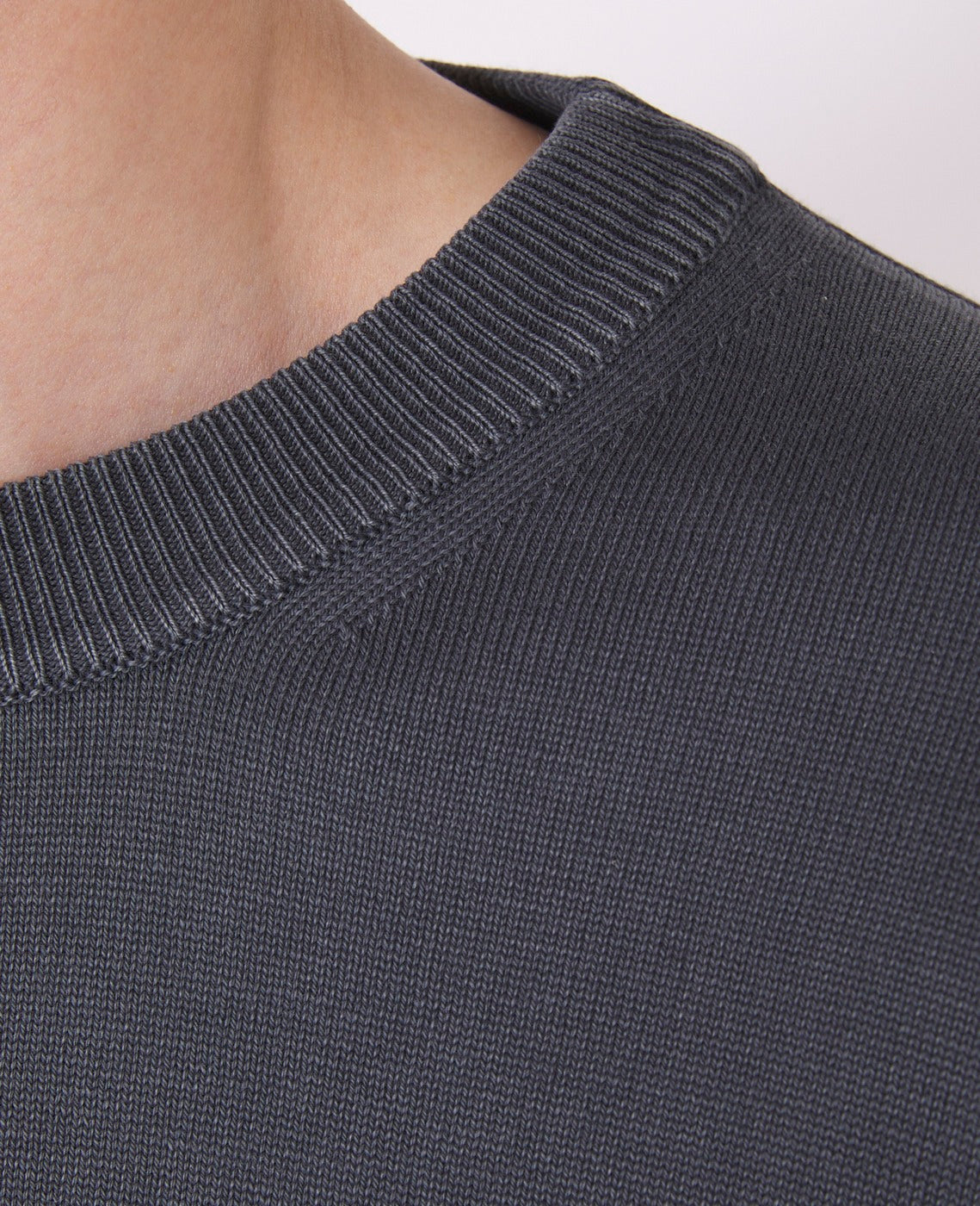 Pulls Nilo Cneck Itl Co Old Dyed - Asphalt