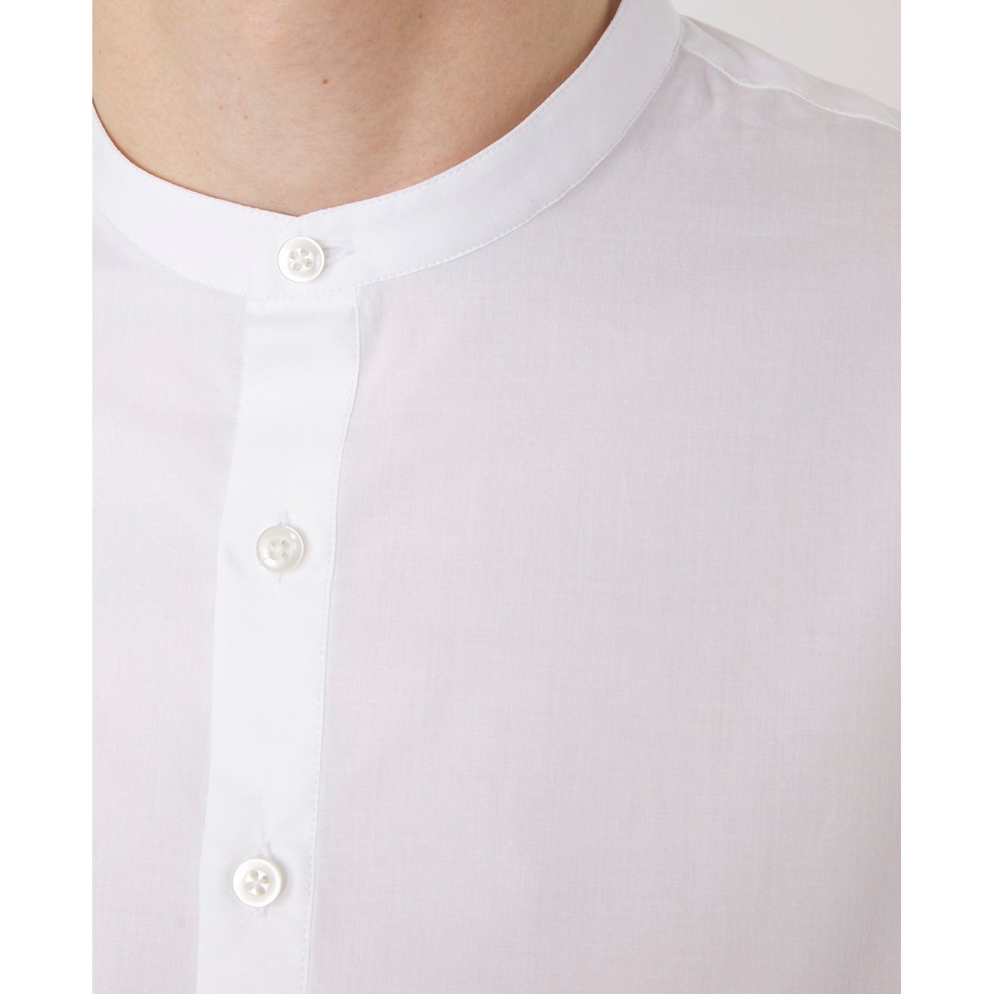 Chemise Auguste Light Cotton Poplin - White