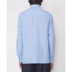 Chemise Arsene Shirt Slub Cotton - Blue