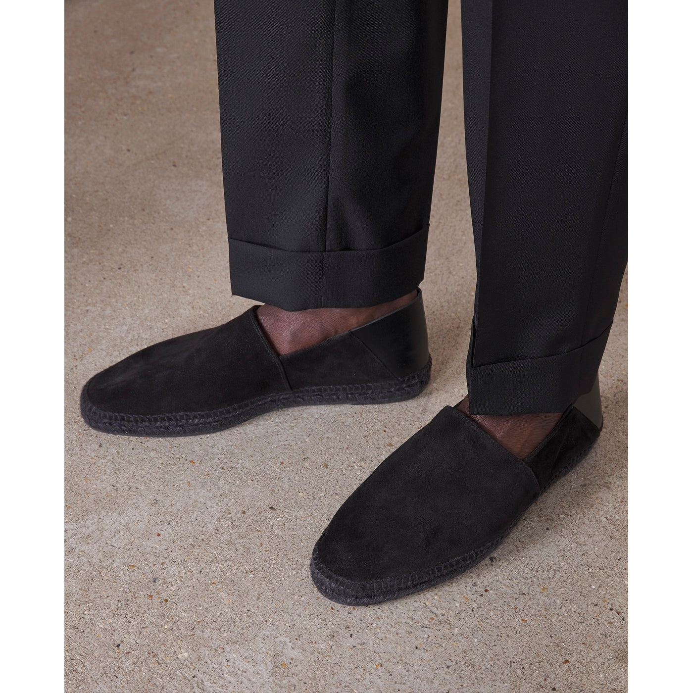 Shoes Cecil Espadrille Calf Suede - Black