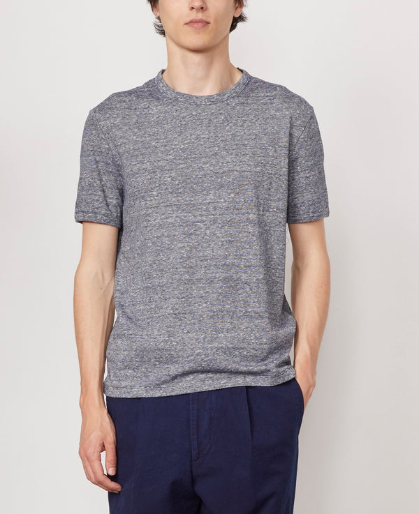 SS T-Shirt - Ecru/Navy - Men