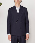 Tlg Veste Leon Jkt Itl Fresco Wool - Navy