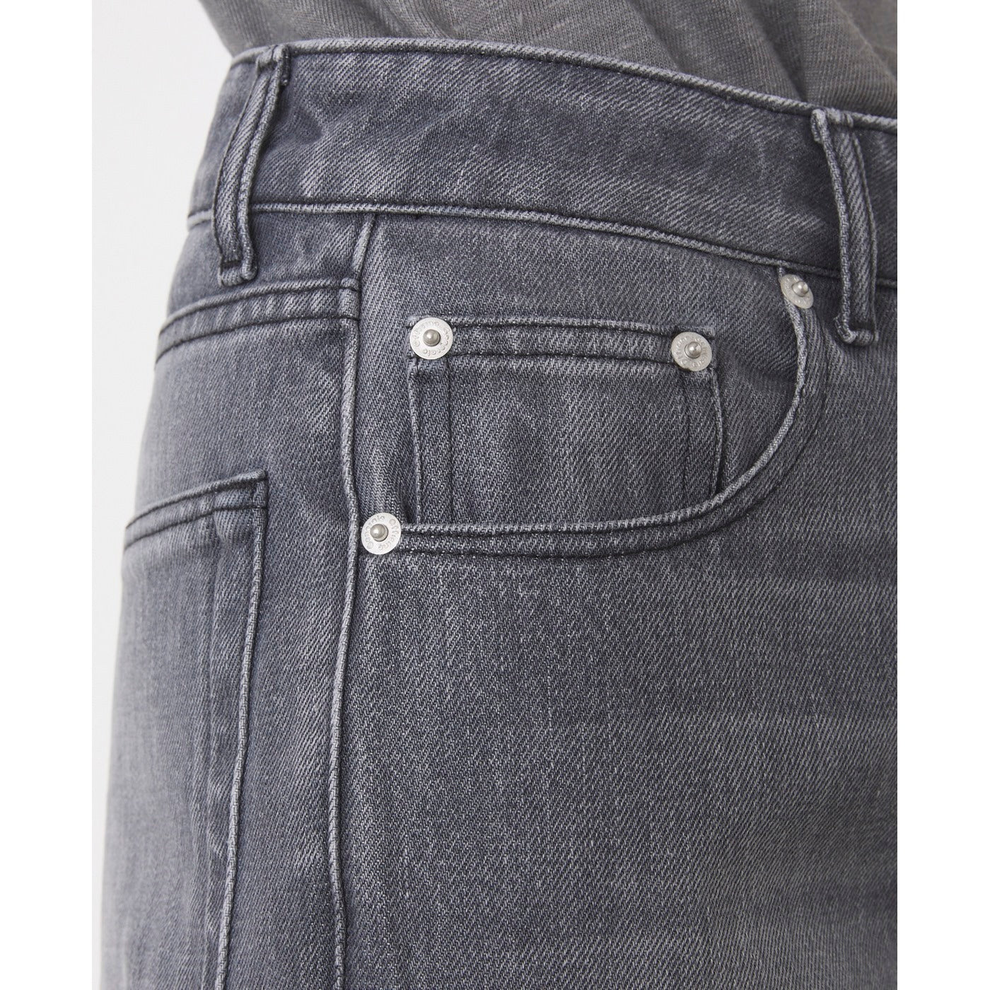 Jeans Zina 5Pkt Itl Washed Co Denim - Light Grey
