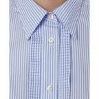 Camisa Nadege - Blanco/Azul bebé - Mujer