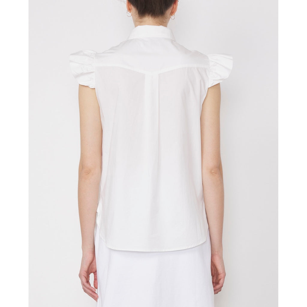 Chemise Ethel Sl Shi Cotton Poplin - White