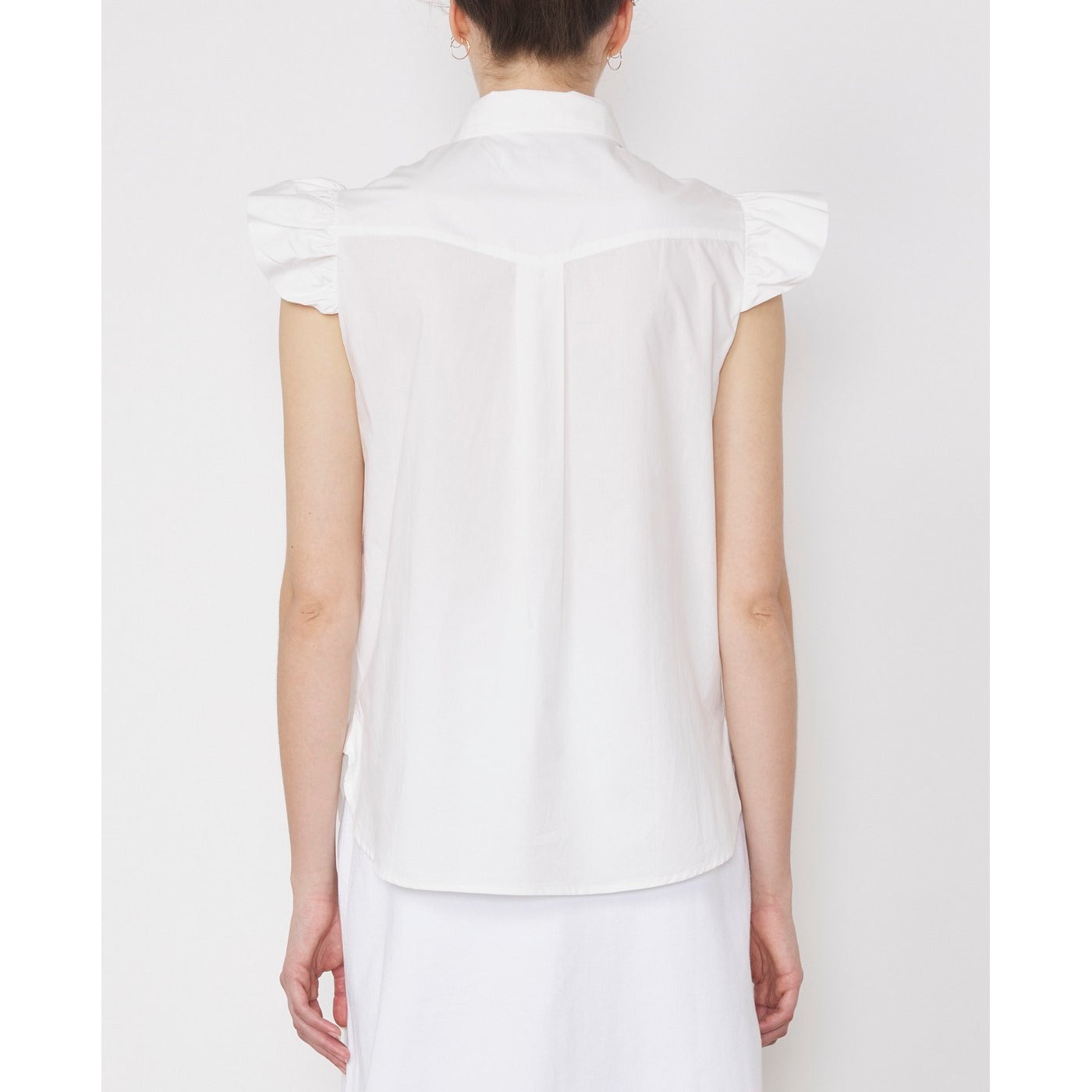 Chemise Ethel Sl Shi Cotton Poplin - White