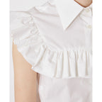 Chemise Ethel Sl Shi Cotton Poplin - White