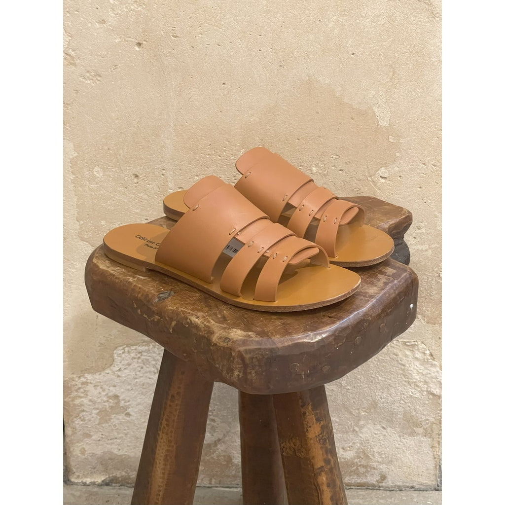Shoes Sian Sandal Itl Cow Leather - Cognac