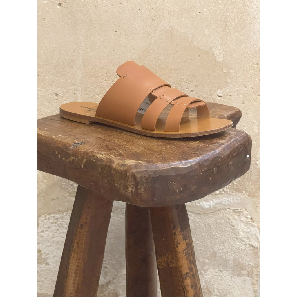 Shoes Sian Sandal Itl Cow Leather - Cognac
