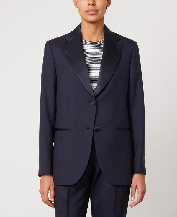 Wgiovanni Tuxedo Jacket - Navy - Women