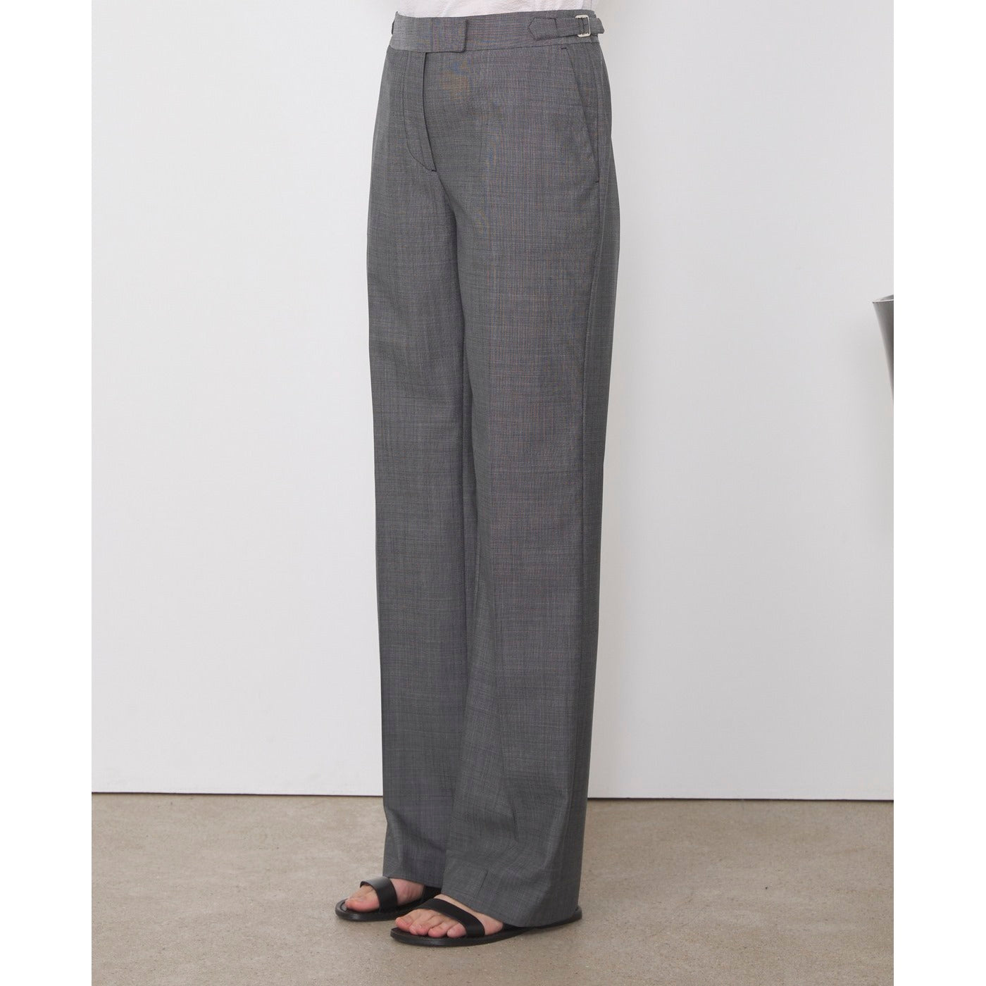 Tlg Pants Ilenia Pts Itl Virgin Wool - Ecru/Black
