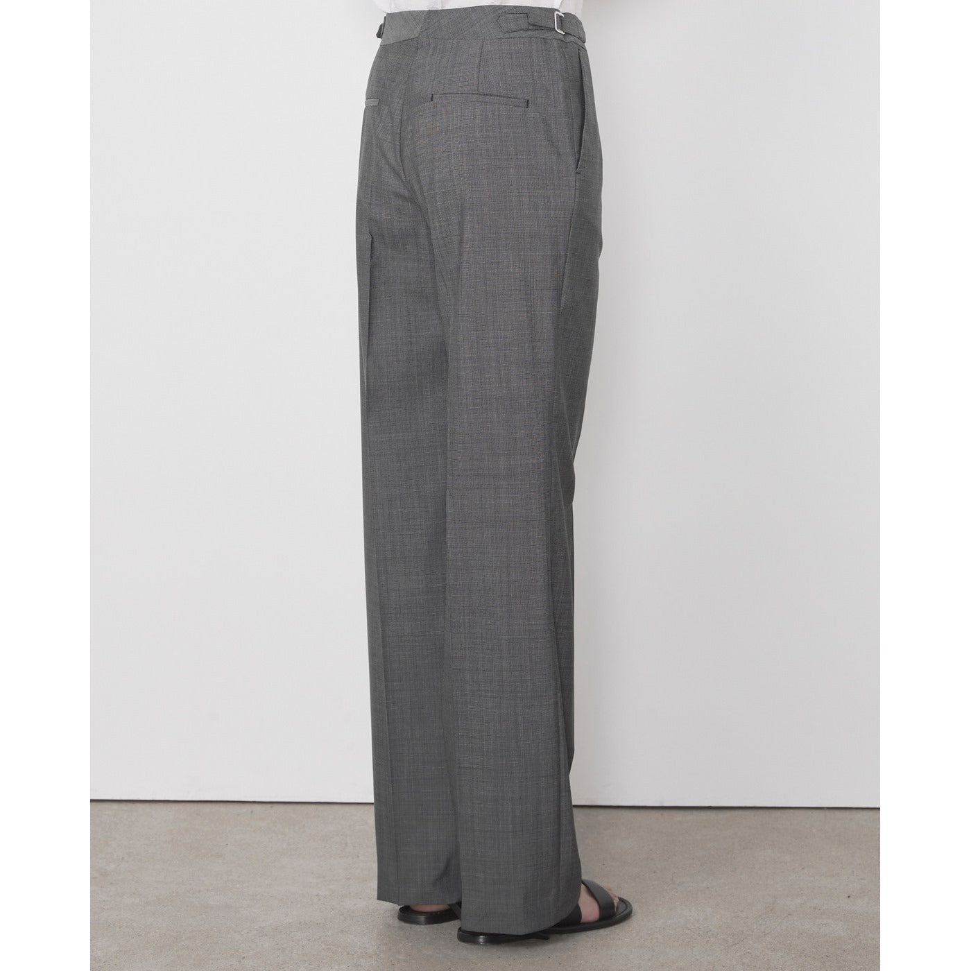 Tlg Pants Ilenia Pts Itl Virgin Wool - Ecru/Black
