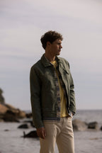 Faguo - Blouson Vert Clair Seillon - Homme