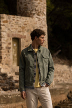 Faguo - Blouson Vert Clair Seillon - Homme