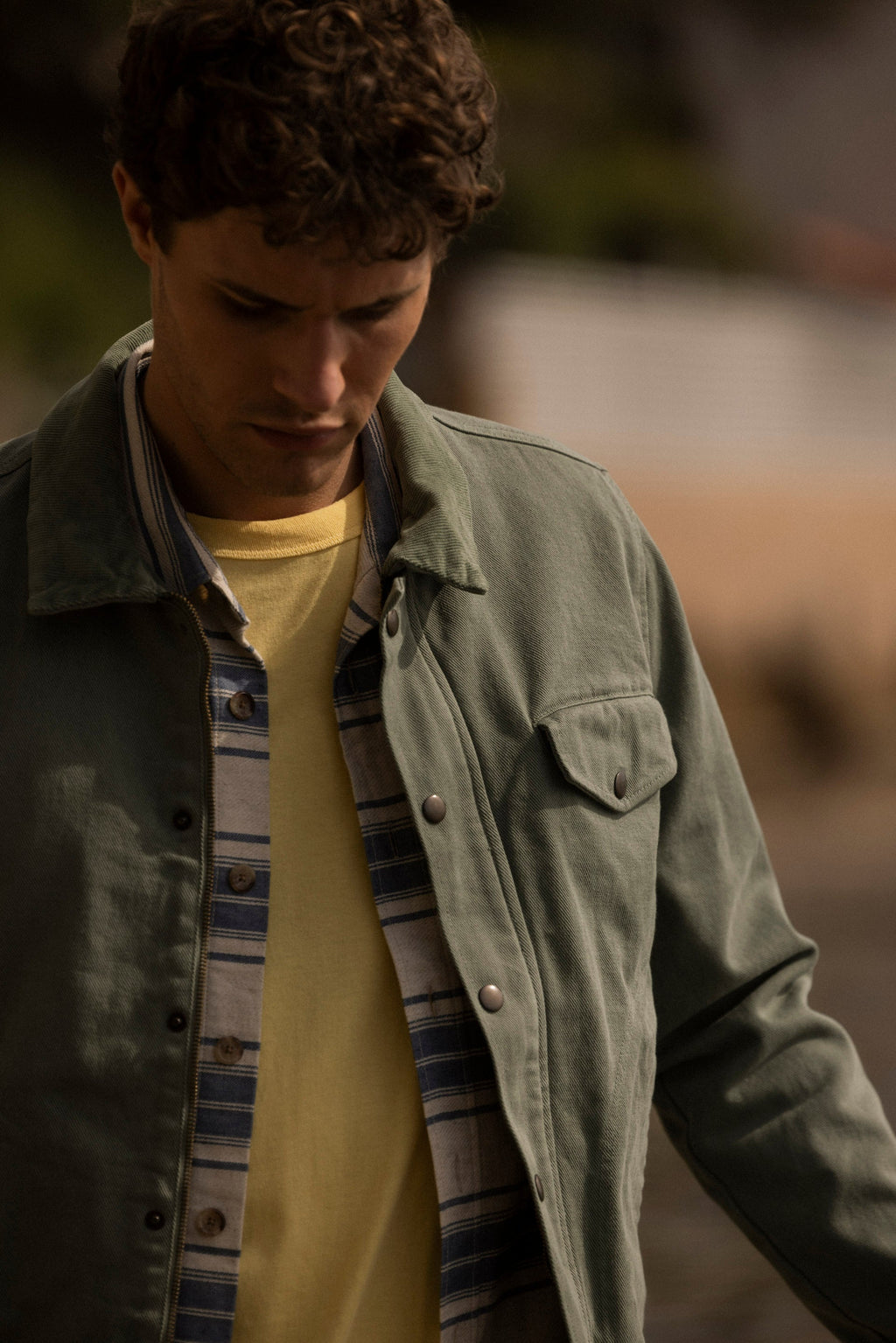 Faguo - Blouson Vert Clair Seillon - Homme