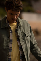 Faguo - Blouson Vert Clair Seillon - Homme