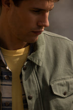 Faguo - Blouson Vert Clair Seillon - Homme