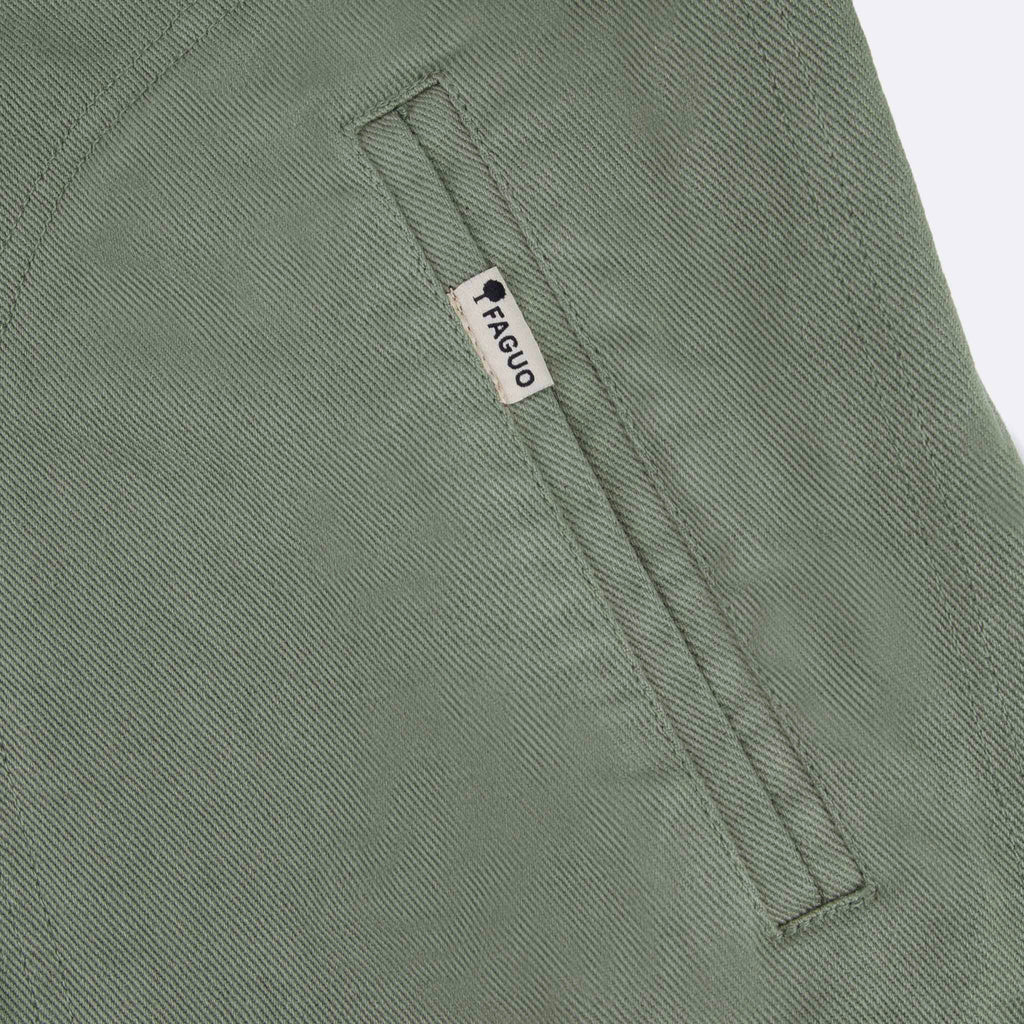 Faguo - Blouson Vert Clair Seillon - Homme