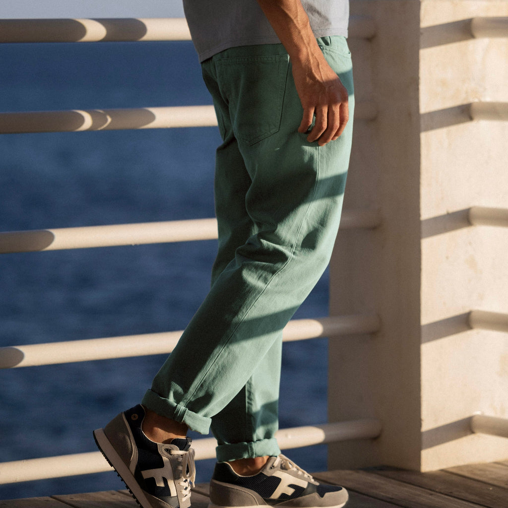 Faguo - Jean Vert Clair Tapered - Homme
