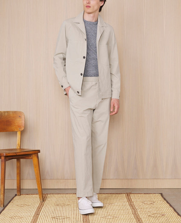 Jonah Overshirt - Almond Beige - Men