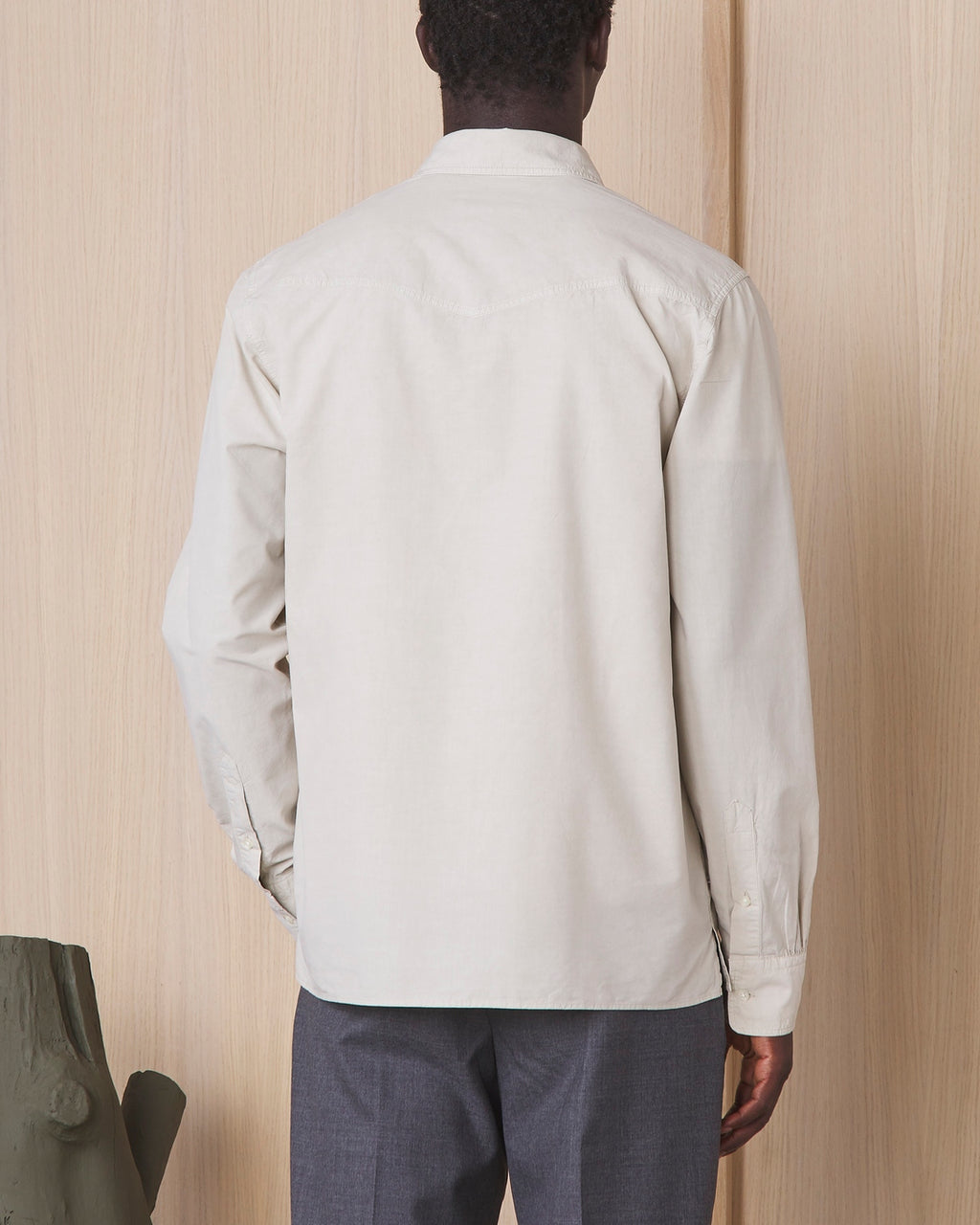 Chemise Alex Gmtdye Cly Co Cont Stitch - Stone
