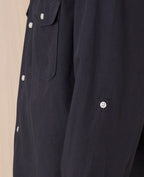Chemise Eric Gmt Dye Lyocell Cotton - Dark Navy