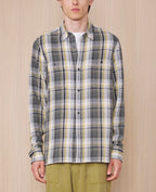 Chemise Ahmad Jap Co Indian Twill - Olive/Ecru/Mustard