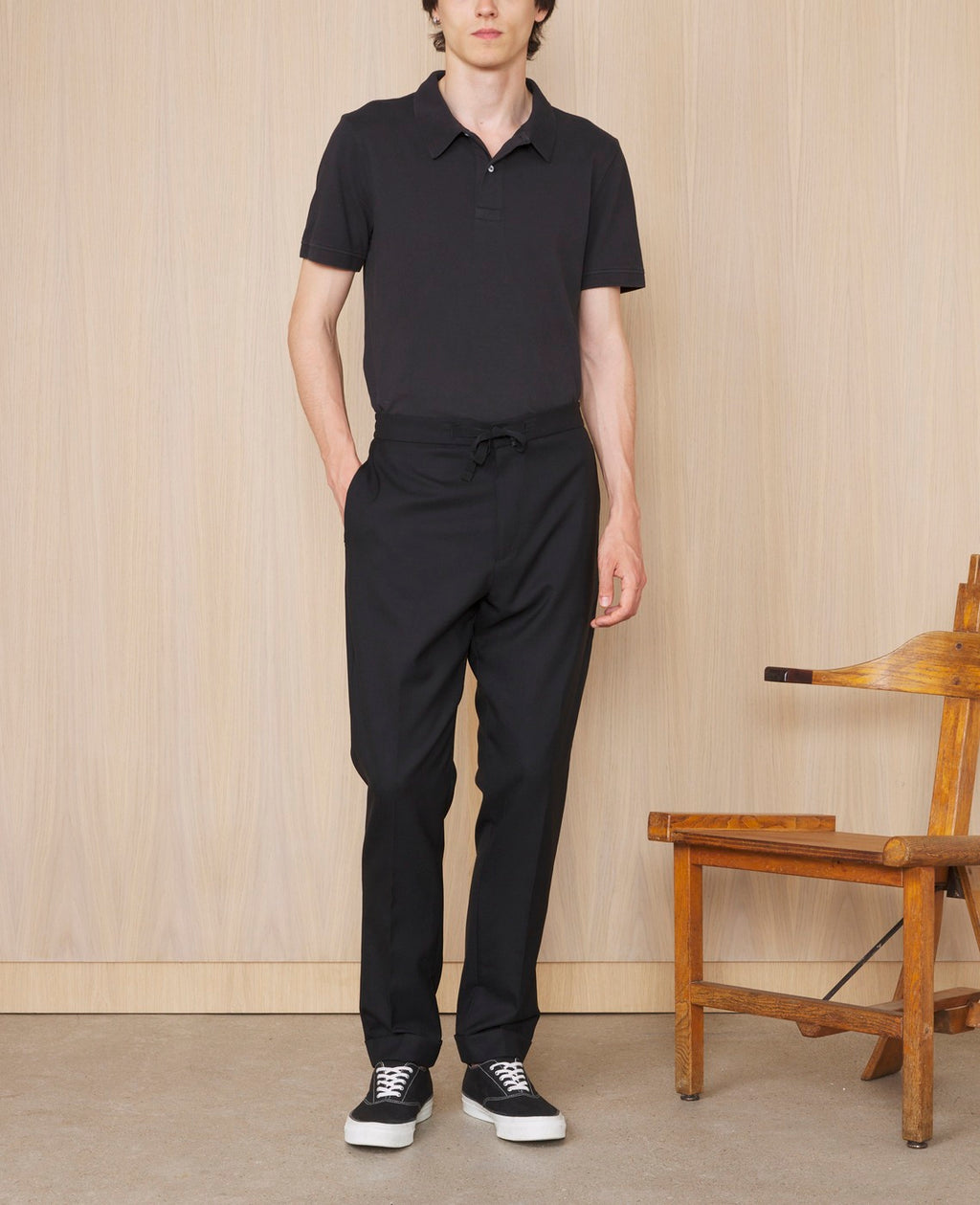 Polo Larry - Noir - Homme