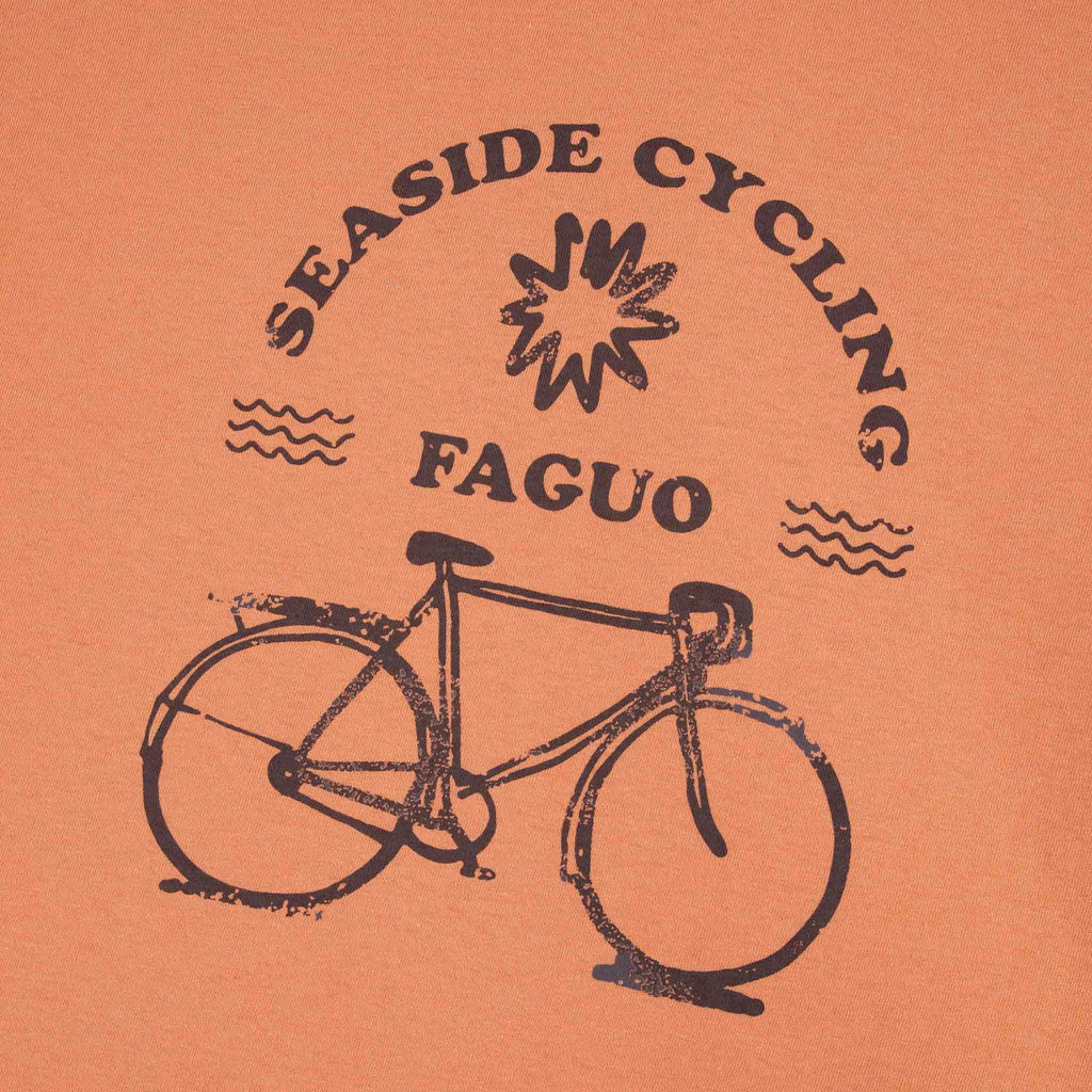 Faguo - T-Shirt Mc - Arcy - Orange - Homme