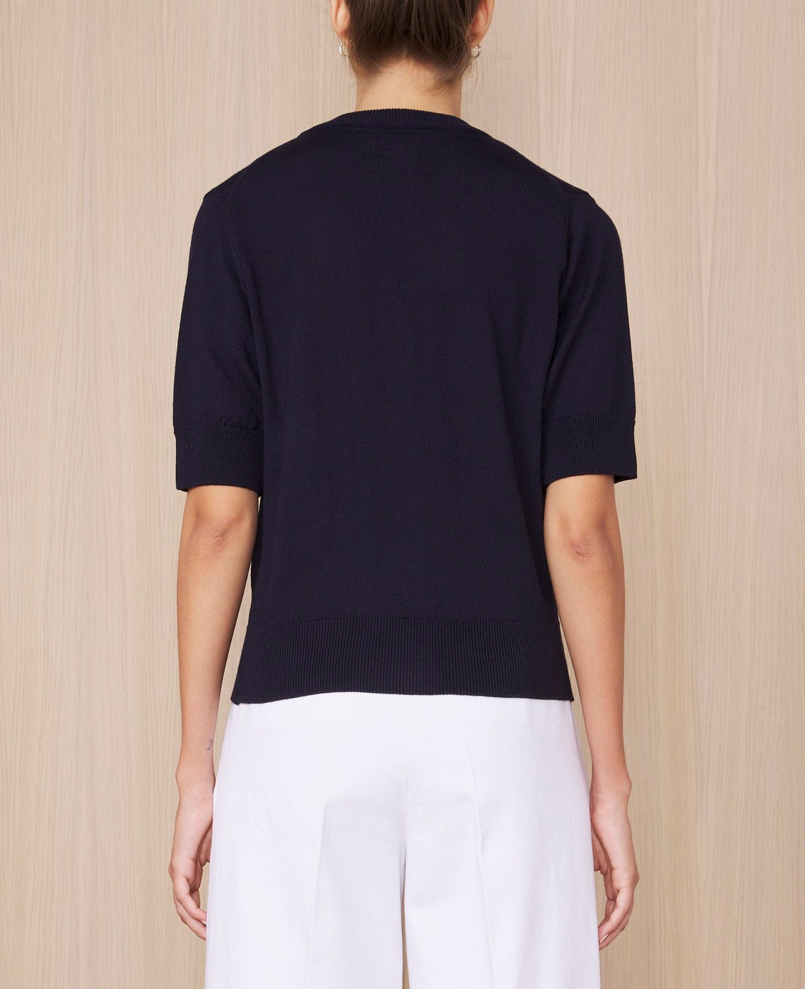 Pulls Aglae Pkt Italian Merino Wool - Dark Navy
