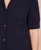 Pulls Aglae Pkt Italian Merino Wool - Dark Navy